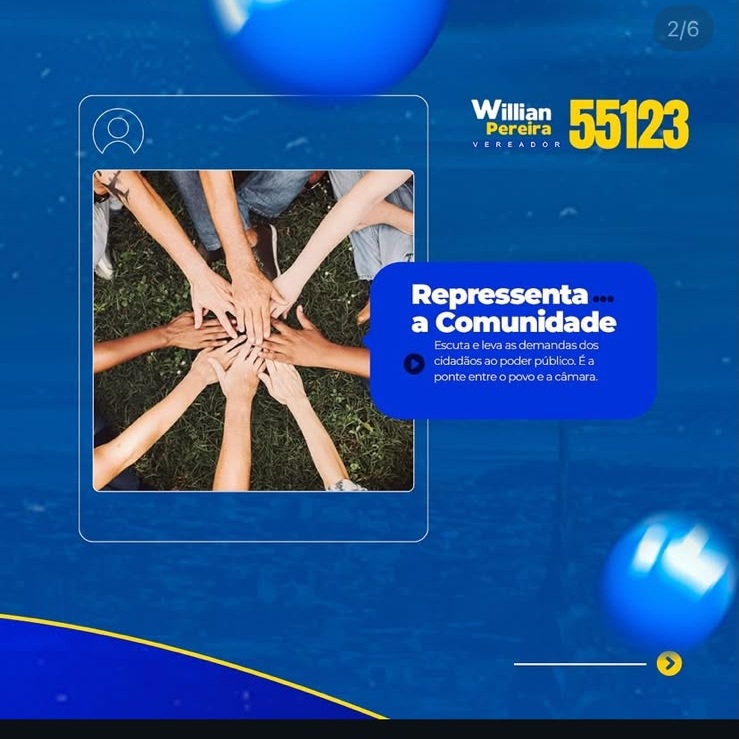 Representa a comunidade